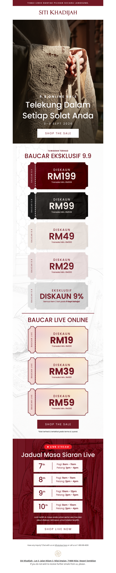 🌟 Unlock exclusive 9.9 vouchers just for you!
