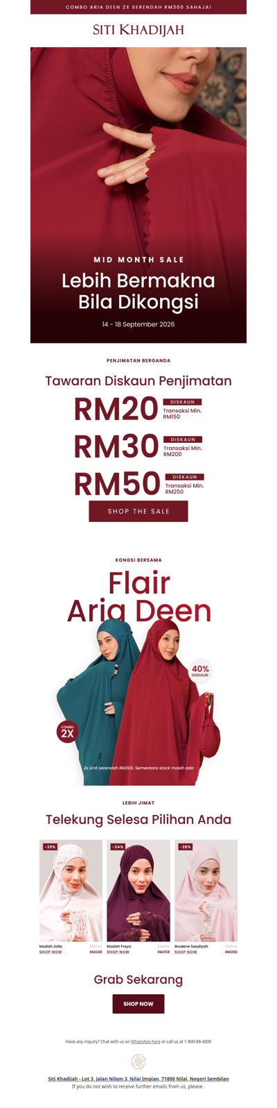 💌 Enjoy exclusive mid month vouchers this September!