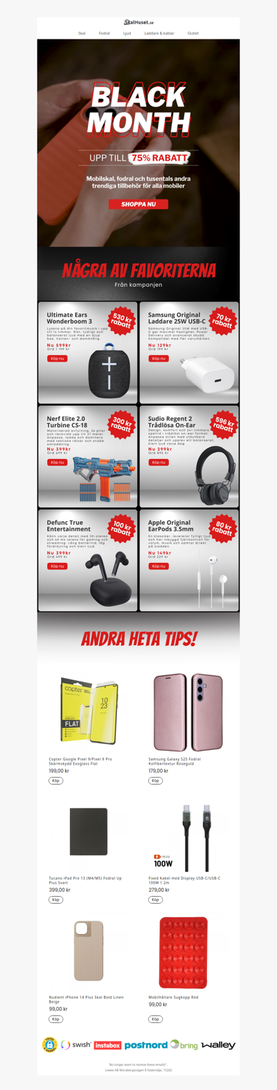 Black Month 2025 har startat 🖤