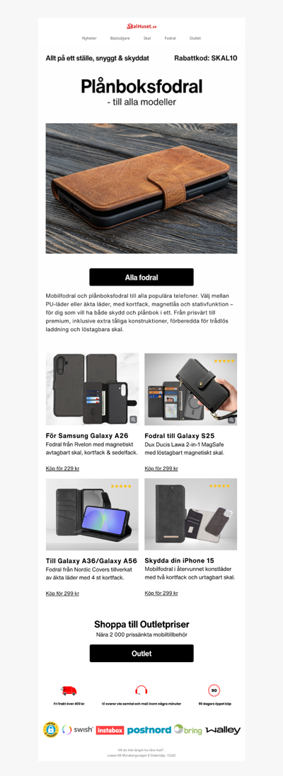 Spana in våra mest populära fodral 👀