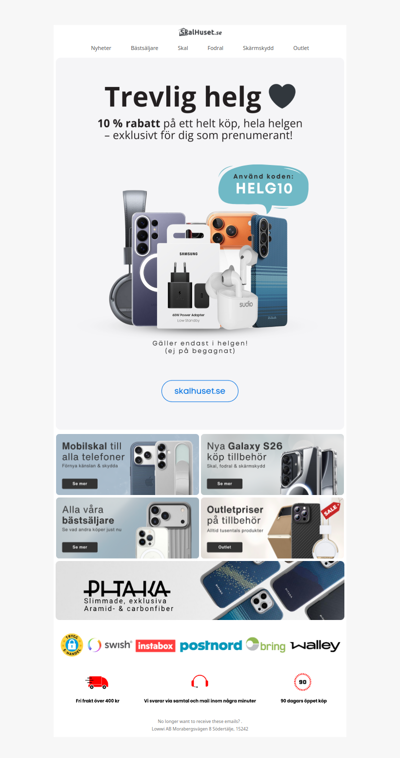 Din rabattkod gäller nu 🖤