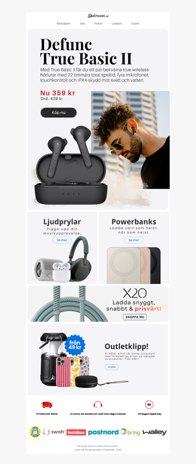 🎶 True wireless-fynd: Nu 359 kr