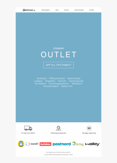 Missa inte vår Sommar-Outlet ☀️