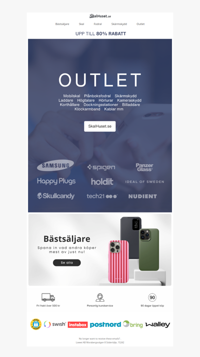 Outlet för mobilen - priser du inte vill missa!