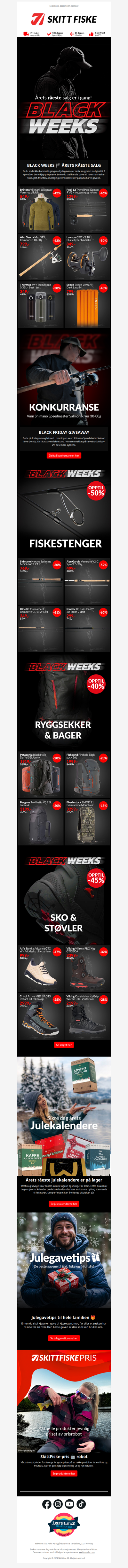 NY: Konkurranse 🤩 BLACK WEEKS 🏴 De beste tilbudene finner du nå  | Julegavetips til han, henne og barna 🎁   | Årets julekalendere