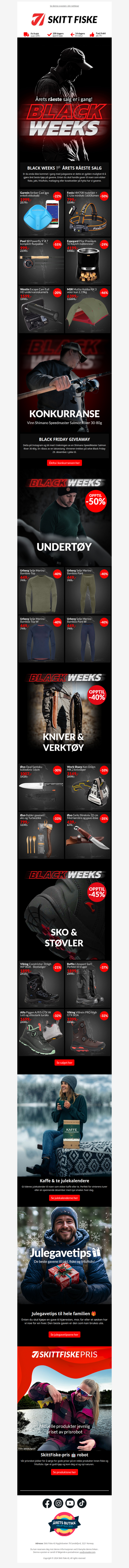 BLACK WEEKS  🏴 Undertøyet som holder deg varm  | NY: Konkurranse 🤩  |  Julegavetips til han, henne og barna 🎁   | Årets julekalendere