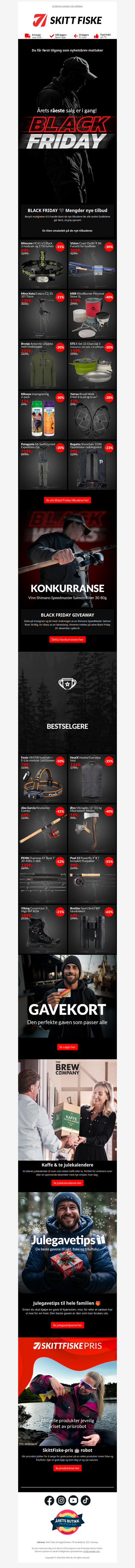 👉 BLACK FRIDAY  🖤 Du får tilgang før alle andre  | Siste sjanse: Konkurranse 🤩 | Julegavetips til han, henne og barna 🎁   | Årets julekalendere