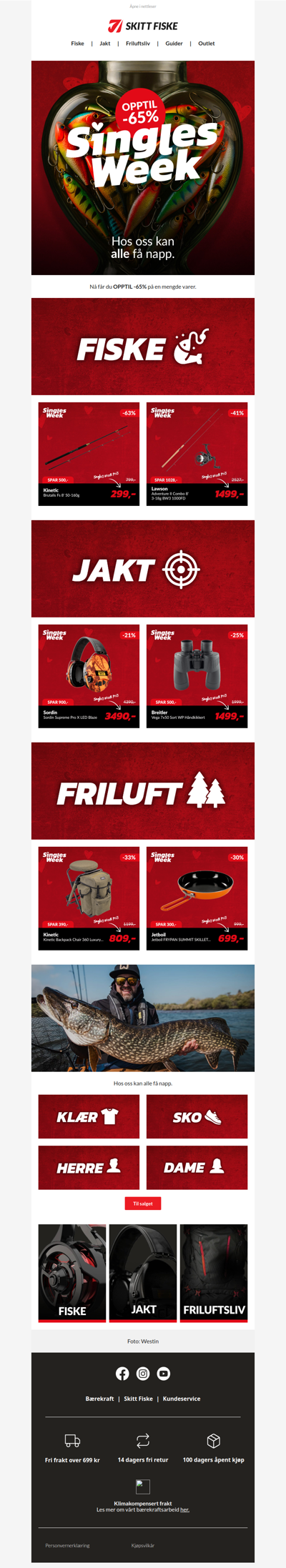 OPPTIL -65% på over 3000 varer❤️💥