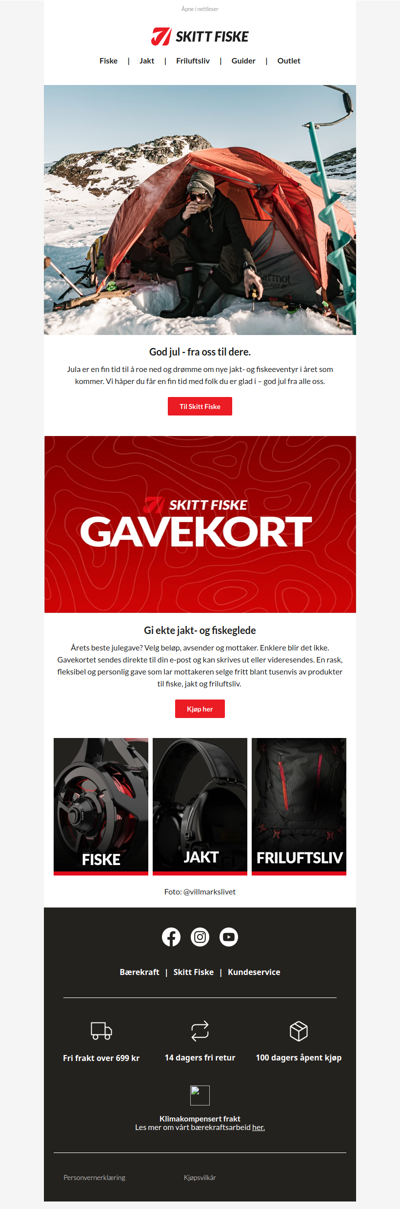 God jul - fra oss til dere🎅🎣