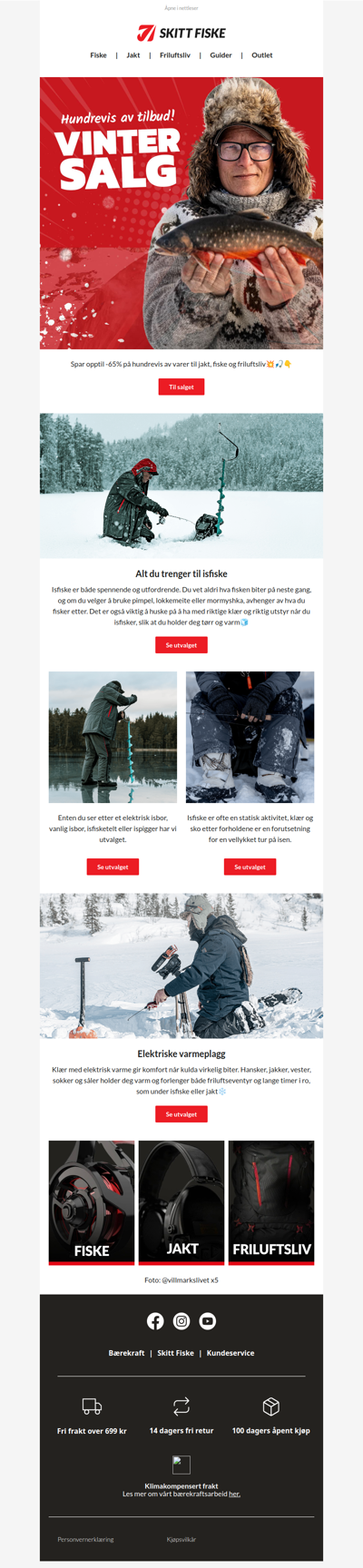 VINTERSALG🥶🎣 OPPTIL -65%