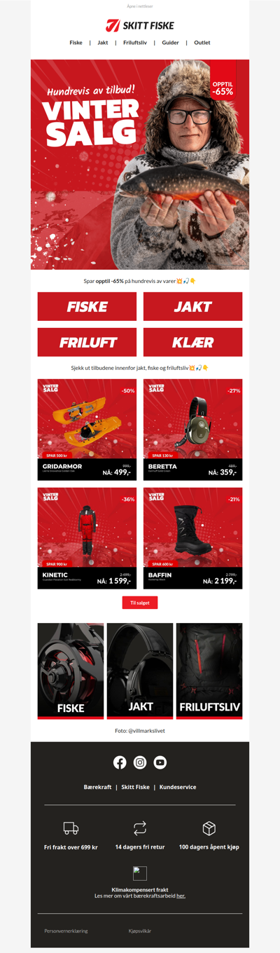 VinterSALG med OPPTIL -65%🎣🥶