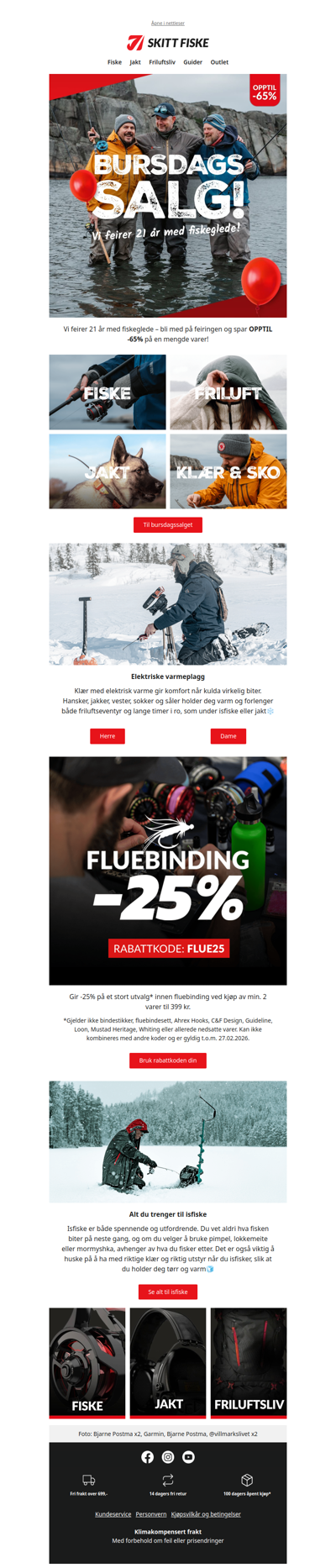 Feir med oss – BURSDAGSSALGET er her🚨🎉