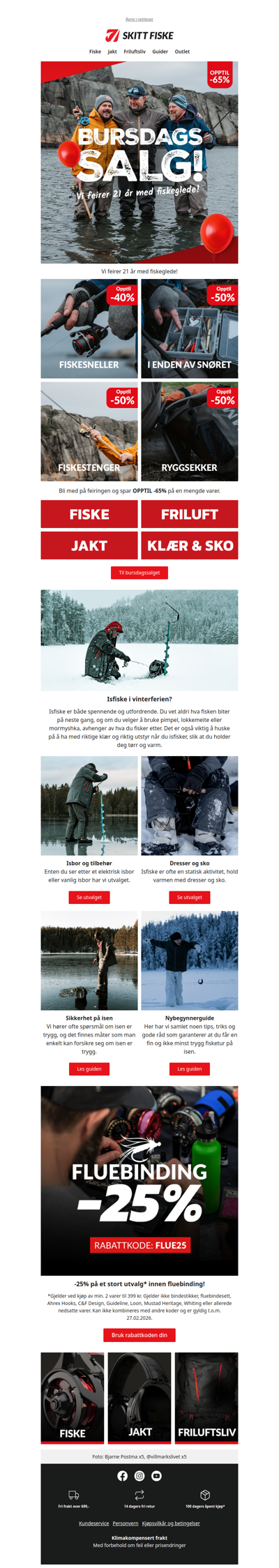 BURSDAGSSALG med OPPTIL -65%🎈🎉
