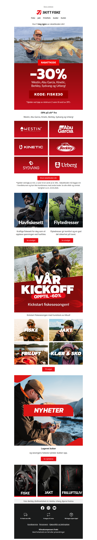 🚨 Vær rask: -30% på..👀🎣