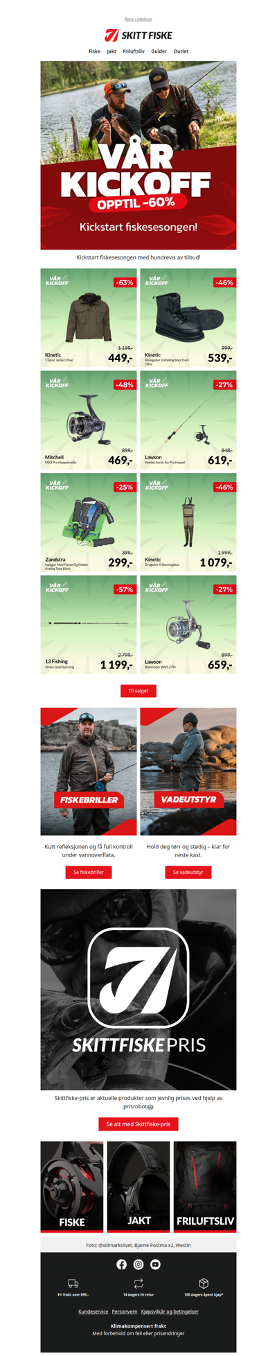 Opptil -60% RABATT 🚨🎣