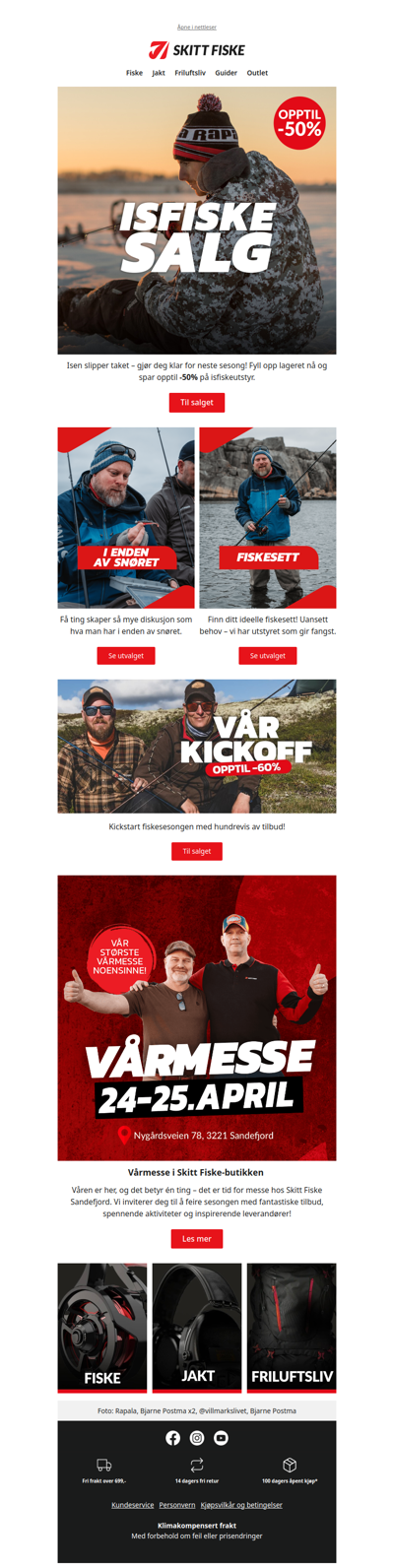 NÅ: Isfiskesalg 🧊🎣 Opptil -50%