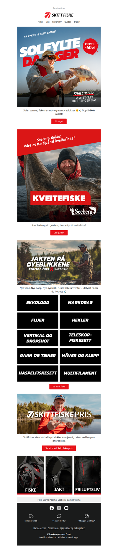 Opptil -60% 🎣🏕️