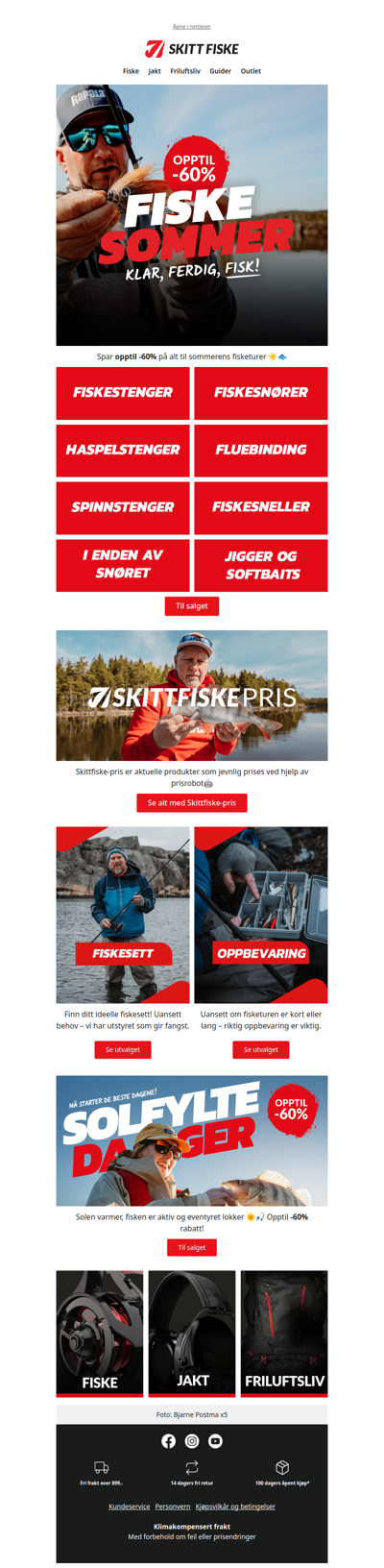 Opptil -60% på FISKESOMMER ☀️🎣