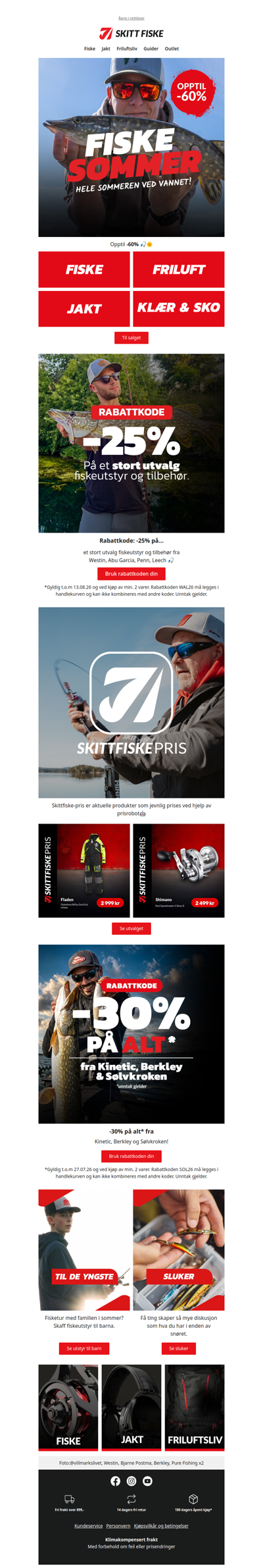 Opptil -60% RABATT ⚓️☀️
