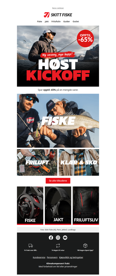 Opptil -65%🎣