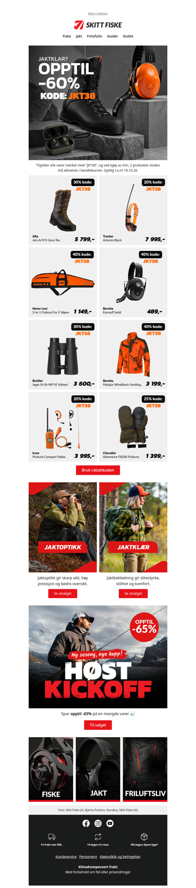 NÅ: Opptil -60% på..