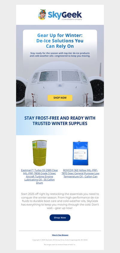 Keep the New Year Frost Free!