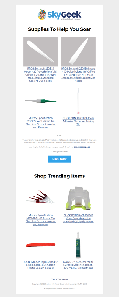 Thank You for Stopping By Sad