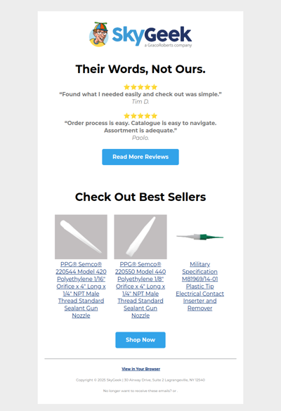 Real Experiences, Real Reviews