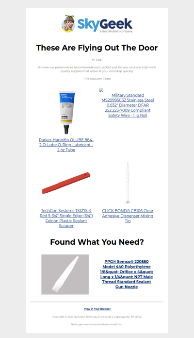 We Have the Supplies To Help You Soar