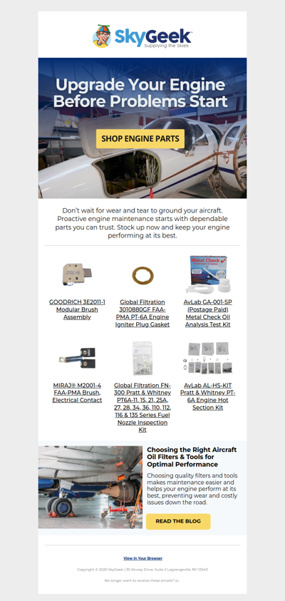 Stay Ahead of Engine Issues with Trusted Parts