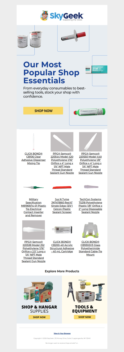 Discover SkyGeek’s Best-Sellers!