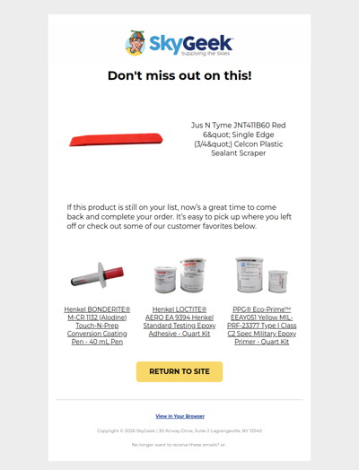 Last reminder on that item!