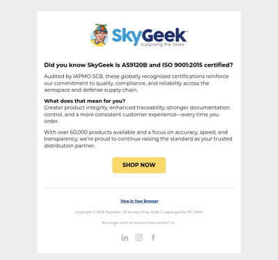 Certified Quality You Can Count On