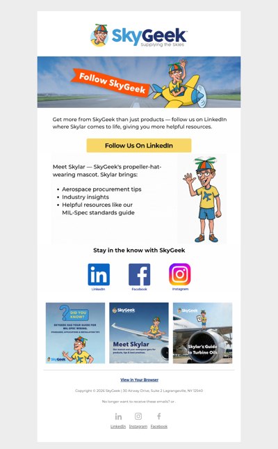 Meet Skylar 👋 (and get more on LinkedIn)