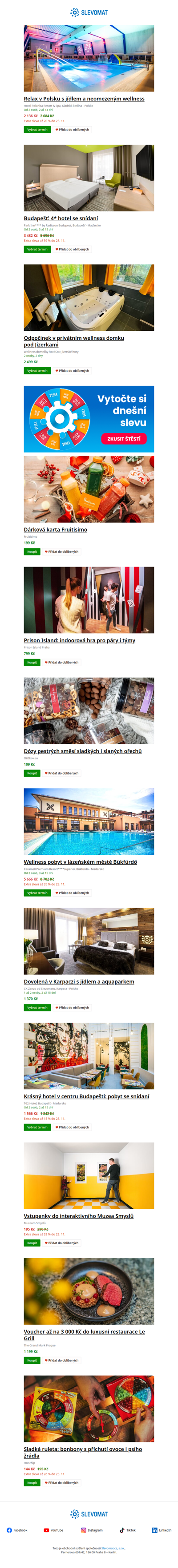 Nejlepší nabídky minulého týdne ★ Do Polska v páru či s rodinou: snídaně či polopenze a neomezený wellness s bazénem