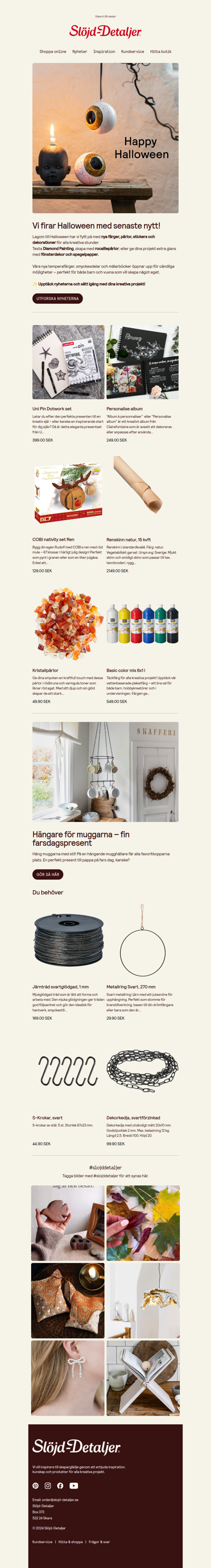 Färger, pärlor och dekorationer för hösten 🍁