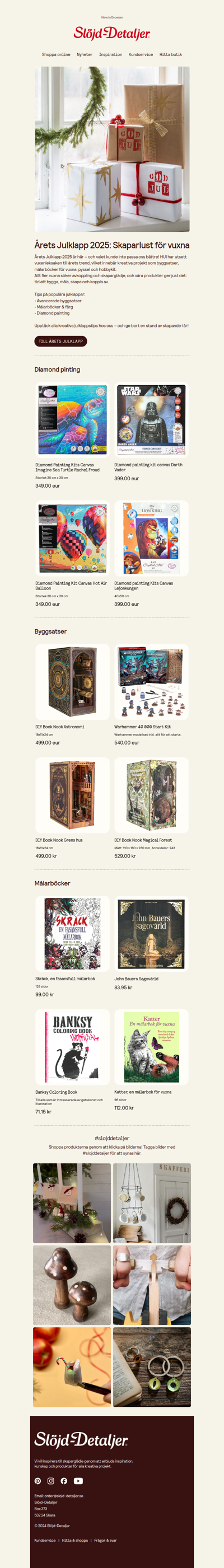 Årets Julklapp 2025 – kreativt pyssel & byggsatser i fokus 🎁