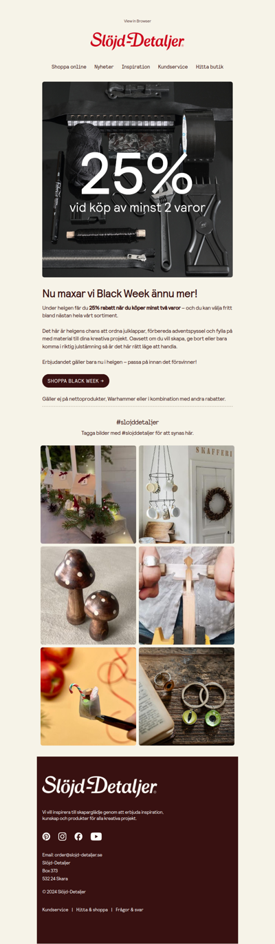 BLACK WEEK blir nu ännu bättre!