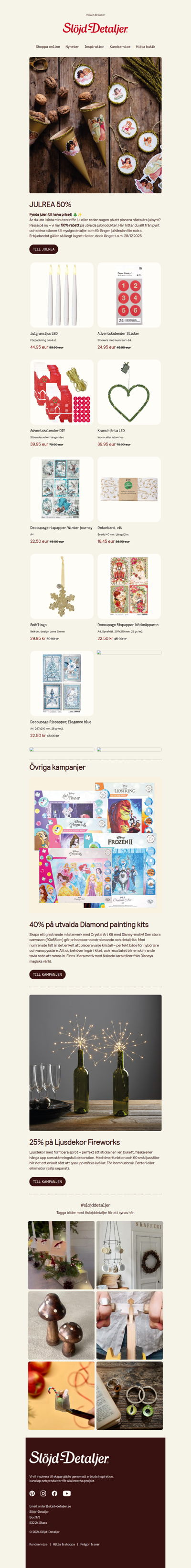 🎄 Julrean är här – 50% rabatt på massor av favoriter!