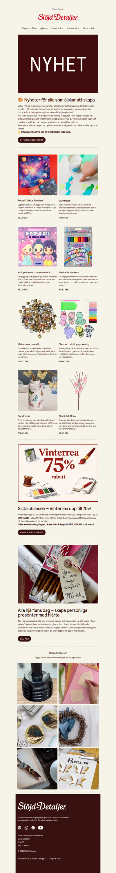 Nyheter för kreativa händer – från garn & papper till pyssel för barn