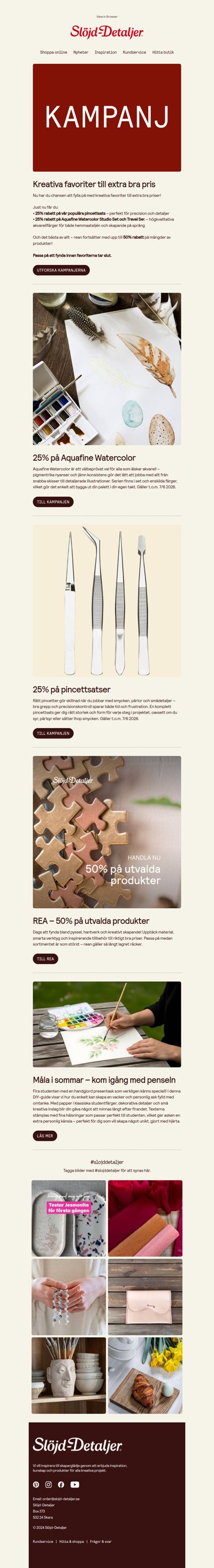 25% på favoriter + rean fortsätter med 50% rabatt!