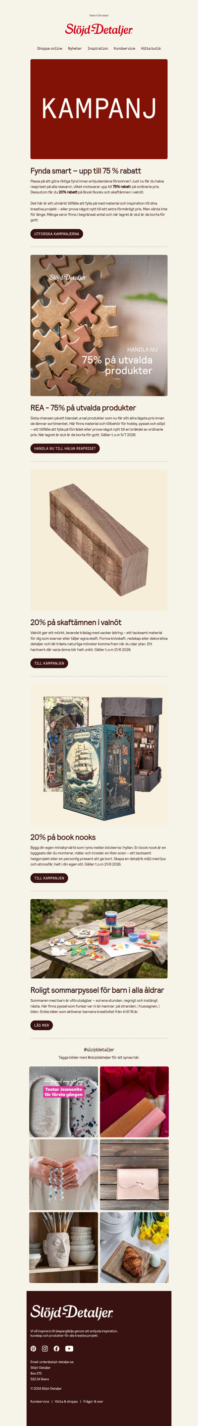 Sommarrea 75% rabatt – fynda favoriter innan de tar slut!