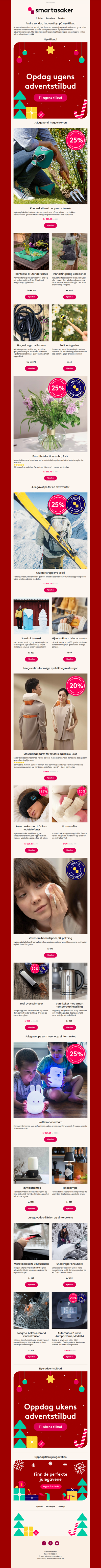 Andre søndag i advent byr på nye tilbud 🎁