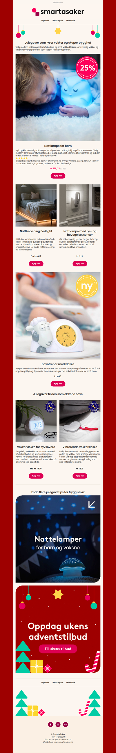 Julegaver som sprer trygg lys