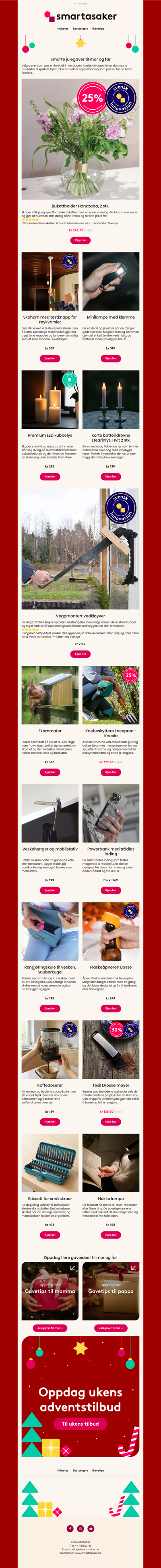 Perfekte gaver til mor og far 🎁