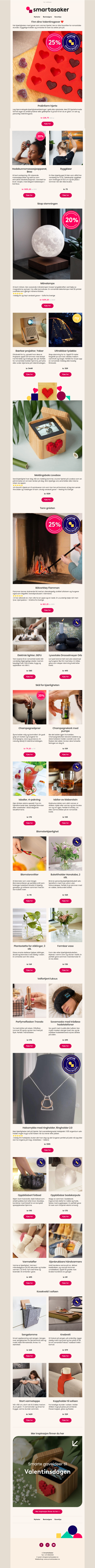 Utvalgte favoritter til Valentinsdagen 💌