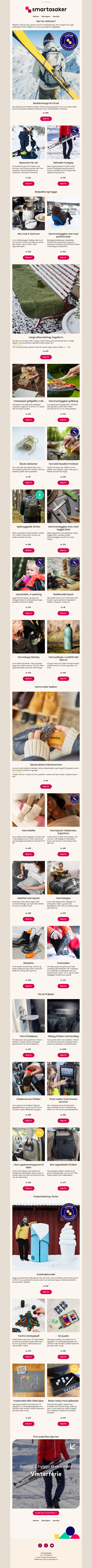 Klar for skiferien? Ikke glem disse 🎿