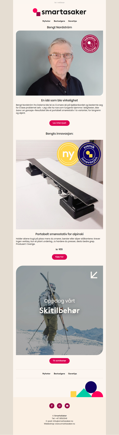 Fra kjøkkenbord til skioppfinnelse 🎿