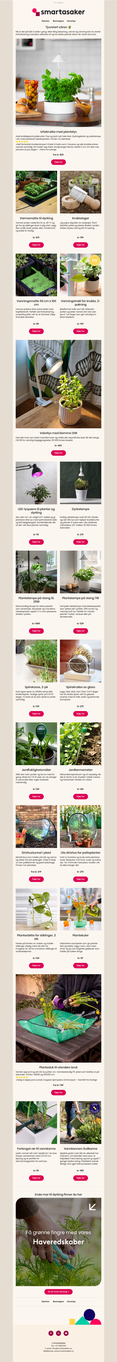 Våren begynner innendørs 🌱