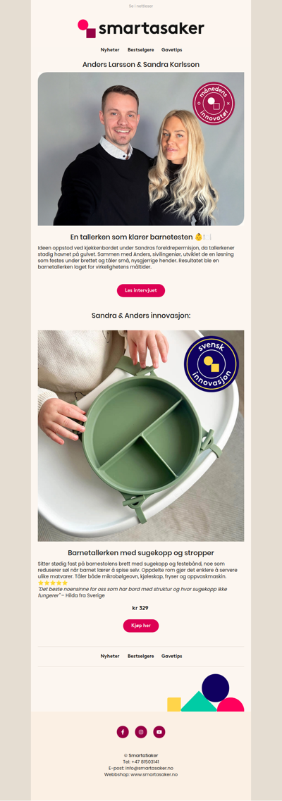 En tallerken som klarer barnetestet 👶🍽️